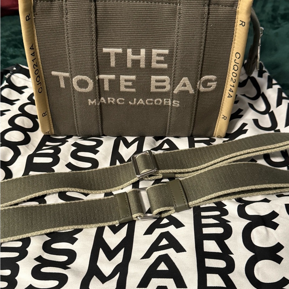 Marc Jacobs Olive Green Tote Bag